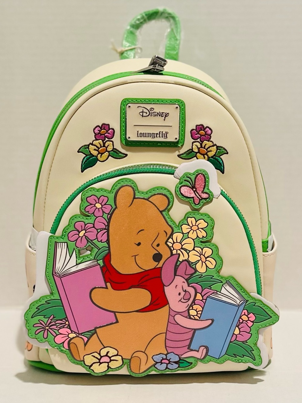Loungefly Disney NWT Winnie the Pooh & Piglet Reading Mini Backpack